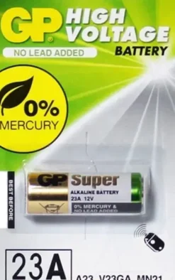 GP PACK DE 1 PILA ALCALINA 23A 12V