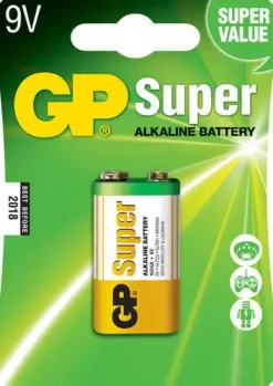 GP PILA SUPER ALCALINA LR09 9V