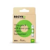 GP RECYKO PACK DE 4 PILAS RECARGABLES 650MAH AAA 1.2V - PRECARGADAS - FABRICADAS CON MAS DEL 10% DE MATERIALES RECICLADOS