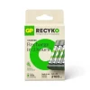GP RECYKO PACK DE CARGADOR USB + 4 PILAS RECARGABLES 2100MAH AA