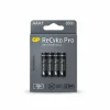 GP RECYKO PRO PACK DE 4 PILAS RECARGABLES 800MAH AAA 1.2V - PRECARGADAS - CICLO DE VIDA: HASTA 1.500 VECES