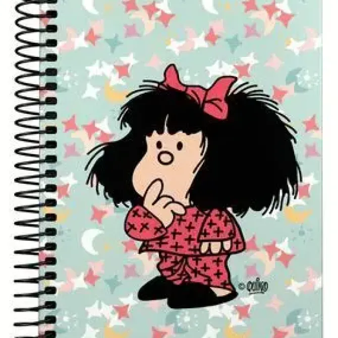 GRAFOPLAS CUADERNO FORRADO A6 CUADRO 5 MM MAFALDA 25 25 PIJA