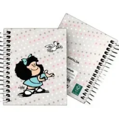 GRAFOPLAS CUADERNO FORRADO A7 CUADRO 5 MM MAFALDA 25 25 BIRD