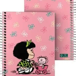 GRAFOPLAS CUADERNO FORRADO A6 CUADRO 5 MM MAFALDA 25 25 BABY