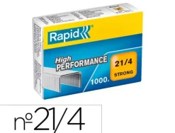 GRAPAS RAPID 21/4 MM GALVANIZADA STRONG CAJA DE 1000 UNIDADES