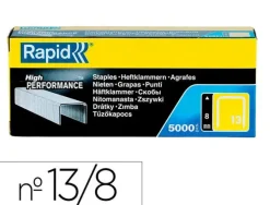 GRAPAS RAPID 13/8 MM GALVANIZADA CAJA DE 5000 UNIDADES