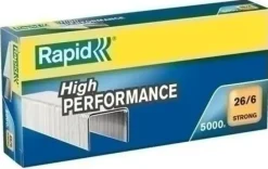 GRAPAS RAPID STRONG 26/6 MM. GALVANIZADAS CAJA DE 5000
