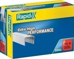 GRAPAS RAPID SUPER STRONG 73/8 MM. GALVANIZADAS CAJA DE 5000