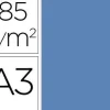 #GUARRO CASAS 50 HOJAS CARTULINA IRIS FORMATO A3 185 G. AZUL MALDIVAS REF. 040-4809