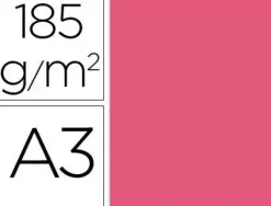 #GUARRO CASAS 50 HOJAS CARTULINA IRIS FORMATO A3 235 G. FUCSIA FLUOR REF. 040-4818