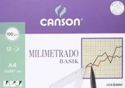 GUARRO PAPEL MILIMETRADO A4 12 HOJAS 0406323 90406323