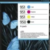HP 950 + 951 PACK DE 4 CARTUCHOS DE TINTA ORIGINALES - 6ZC65AE