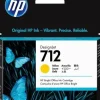HP 712 AMARILLO CARTUCHO DE TINTA ORIGINAL - 3ED69A