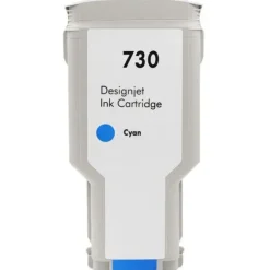 HP 730 CYAN CARTUCHO DE TINTA GENERICO - REEMPLAZA P2V68A/P2V62A
