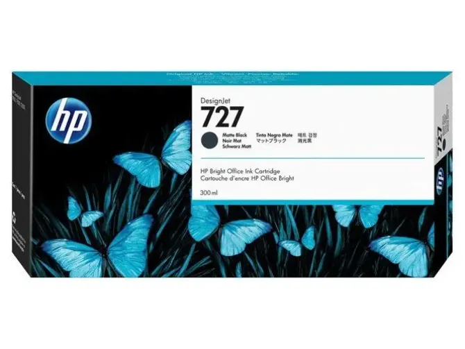 HP 727 NEGRO MATE CARTUCHO DE TINTA ORIGINAL - C1Q12A