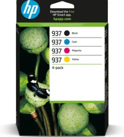 HP 937 PACK DE 4 CARTUCHOS DE TINTA ORIGINALES - 6C400NE