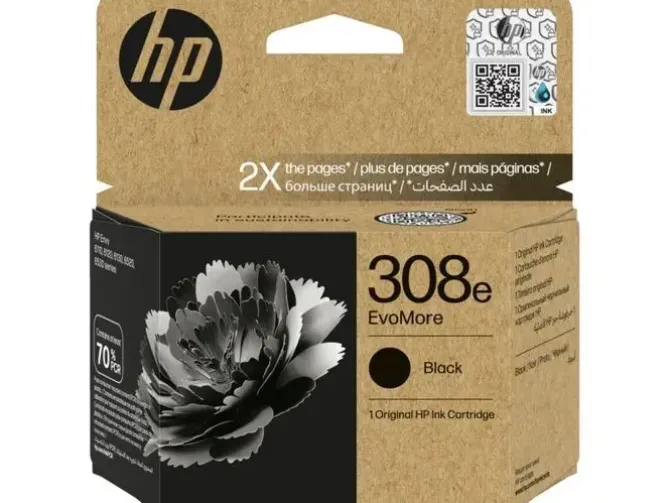 HP 308E EVOMORE NEGRO CARTUCHO DE TINTA ORIGINAL - 7FP22UE