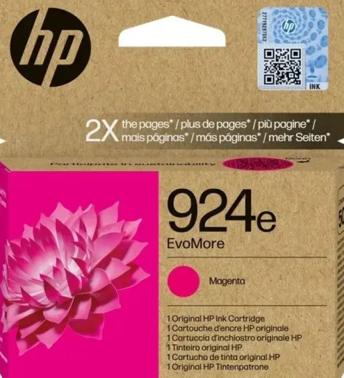 HP 924E MAGENTA CARTUCHO DE TINTA ORIGINAL - 4K0U8NE