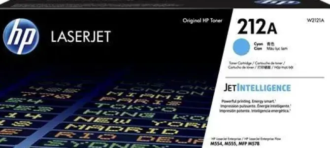 HP W2121A CYAN CARTUCHO DE TONER ORIGINAL - 212A