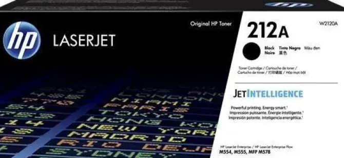 HP W2120A NEGRO CARTUCHO DE TONER ORIGINAL - 212A