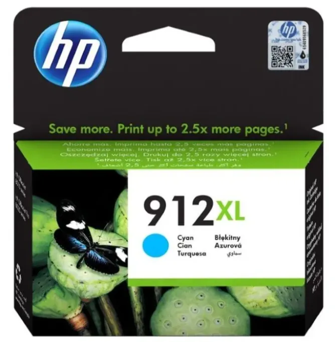 HP 912XL CYAN CARTUCHO DE TINTA ORIGINAL - 3YL81AE