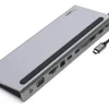 HUB BELKIN INC004BTSGY MULTIPUERTO USB-C / HDMI / VGA / USB-A / USB-C / ETHERNET / JACK 3,5 MM COLOR