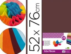 INETA PAPEL SEDA 025 HOJAS 052CMX076CM MARRON 98441036-14 CS22229