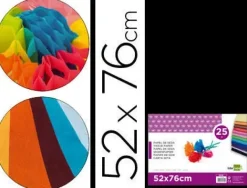 INETA PAPEL SEDA 025 HOJAS 052CMX076CM NEGRO 98441036-1 CS22234