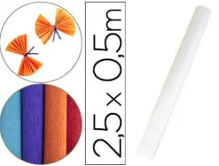 INETA ROLLO CREPE 2.5MX0.50CM BLANCO 85G M2 CS78480