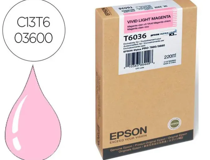 INK-JET EPSON GF STYLUS PRO 7880/9880 MAGENTA CLARO VIVO