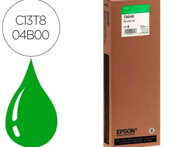 INK-JET EPSON GF SURECOLOR SERIE SC-P VERDE ULTRACHROME HDX/HD 700ML