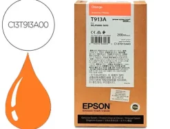 INK-JET EPSON T913A ORANGE INK 200ML