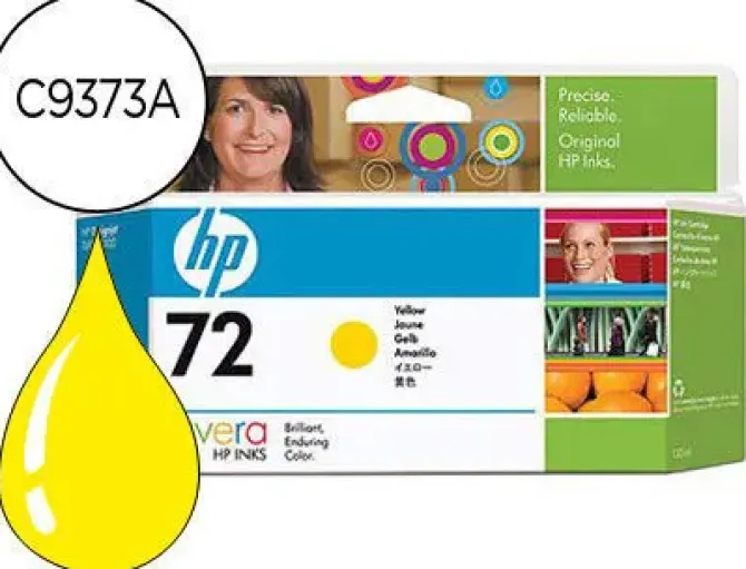 INK-JET HP 72 AMARILLO FOTO DESIGNJET T610/1100 -130ML-