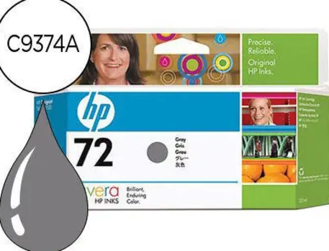 INK-JET HP 72 GRIS FOTO DESIGNJET T610/1100 -130ML-