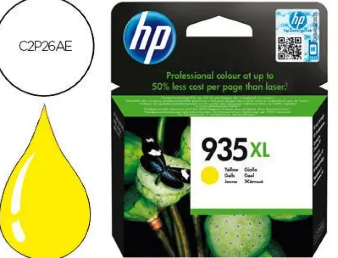 INK-JET HP 935XL OJP 6230 / 6830 AMARILLO -825 PAG-