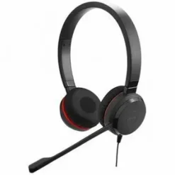 JABRA EVOLVE 30 II MS AURICULARES CON MICROFONO - CONECTIVIDAD USB/3.5MM - CANCELACION PASIVA DE RUIDO - CERTIFICADOS POR MICROSOFT - DIADEMA AJUSTABLE - CONTROLES EN CABLE - COLOR NEGRO