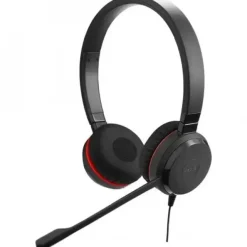 JABRA EVOLVE 30 UC AURICULARES CON MICROFONO - CONECTIVIDAD FLEXIBLE USB O 3.5MM - CANCELACION DE RUIDO - DIADEMA AJUSTABLE - CONTROLES EN CABLE - COLOR NEGRO
