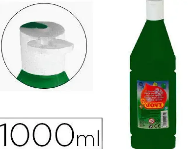 JOVI BOTE TÉMPERA LÍQUIDA 1.000 CC COLOR VERDE OSCURO 511/ 19 959511-13