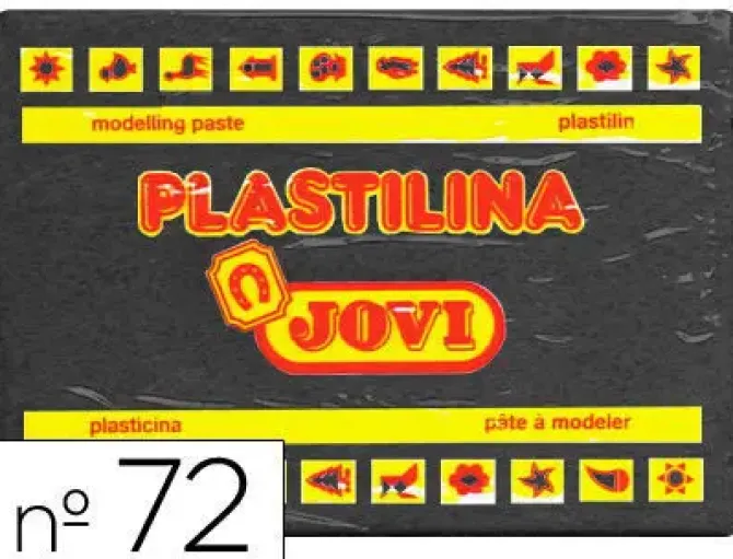 JOVI PLASTILINA JOVI GRANDE 350G NEGRA 7215 MAK649744