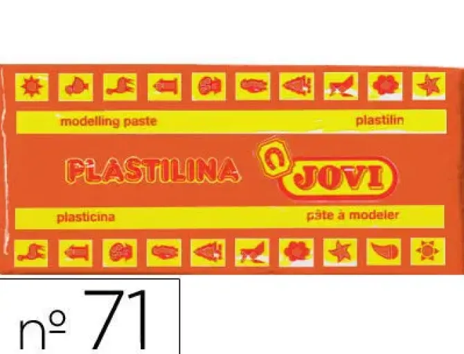 JOVI PLASTILINA JOVI MEDIANA 150G NARANJA 7104 MAK630130