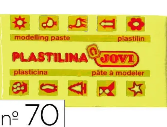 JOVI PLASTILINA JOVI PEQUEÑA 50G AMARILLA 7002 MAK649718