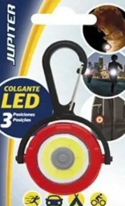 JUPITER LUZ LED COLGANTE 120 LUMENS - 3 POSICIONES: FIJA, BAJA INTENSIDAD E INTERMITENTE - COLORES SURTIDOS