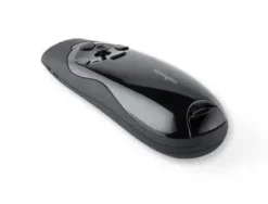 KENSINGTON EXPERT PRESENTADOR INALAMBRICO CON PUNTERO LASER ROJO Y CONTROL DE CURSOR - NEGRO - JOYSTICK DE CONTROL DEL CURSOR - BOTON RETROILUMINADO - RANGO INALAMBRICO DE 45M - ALMACENAMIENTO INTERNO