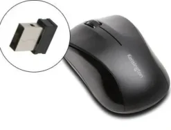 KENSINGTON VALUMOUSE RATON INALAMBRICO 2,4GHZ - SENSOR DE 1000PPP - 3 BOTONES - USO AMBIDIESTRO - CLICS SILENCIOSOS - COLOR NEGRO