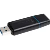 KINGSTON DATATRAVELER EXODIA MEMORIA USB 64GB - USB 3.2 GEN 1 - CON TAPA - ENGANCHE PARA LLAVERO - COLOR NEGRO (PENDRIVE)