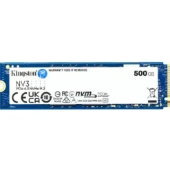 KINGSTON NV3 DISCO DURO SOLIDO SSD M2 2280 500GB PCIE 4.0 NVME 3D NAND