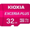 KIOXIA EXCERIA PLUS TARJETA MICRO SDHC 32GB UHS-I U3 V30 A1 CLASE 10 CON ADAPTADOR