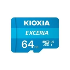 KIOXIA EXCERIA TARJETA MICRO SDXC 64GB UHS-I CLASE 10 CON ADAPTADOR