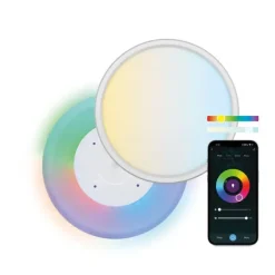 KSIX SMARTLED PLAFON INTELIGENTE DUO - CCT-RGB - CONTROL POR APP - 24W - 42CM