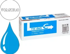 KYOCERA TK865 CYAN CARTUCHO DE TONER ORIGINAL - 1T02JZCEU0/TK865C